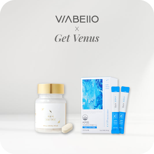 [Viabello & GetVenus] ZERO:PICK & C-CUT | Fat & Cholesterol Burner Duo