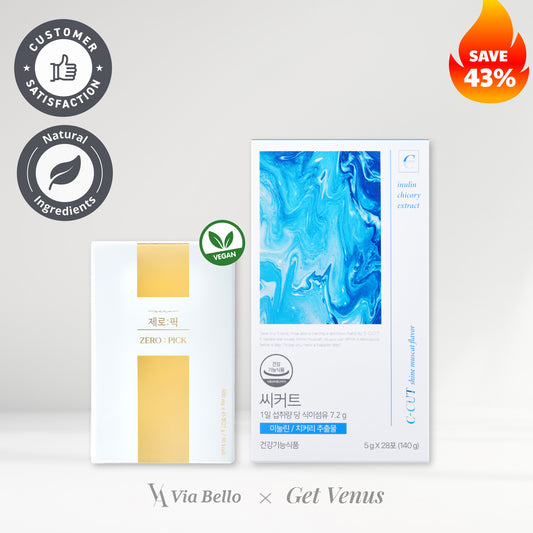 [Viabello & GetVenus] Bundle Saver Deal | ZERO:PICK & C-CUT | Fat & Cholesterol Burner Duo