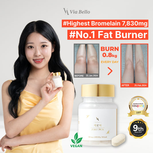 [Viabello] ZERO:PICK Tenderizing Fat Burner Reduce Inflammation 45 pills