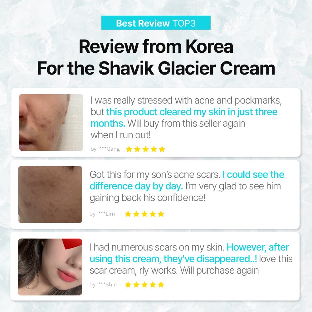 [Acne Scar] Shavik Icelandic Glacier Cream - Sea puri