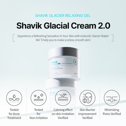 [Acne Scar] Shavik Icelandic Glacier Cream - Sea puri