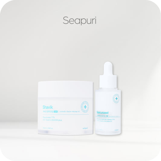 [Seapuri] Shavik Icelandic Glacier Cream + Spicuraxel Pore-tightening Ampoule