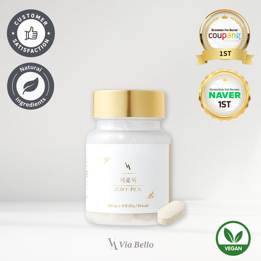 [Viabello] ZERO:PICK Tenderizing Fat Burner Reduce Inflammation 45 pills