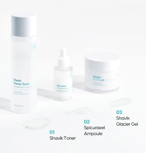 Shavik Icelandic Glacier Cream+Toner+Ampoule Set - Sea puri